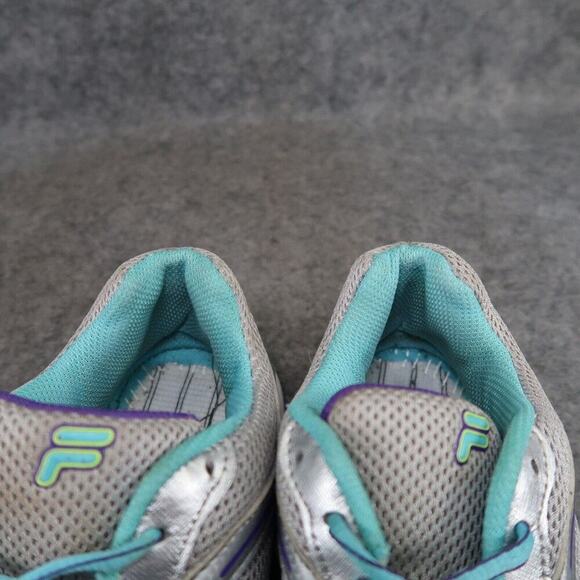 Fila Shoes Womens 8.5 Athletic Trainers Running Active Comfort Walking Grey Blue - Picture 12 of 12